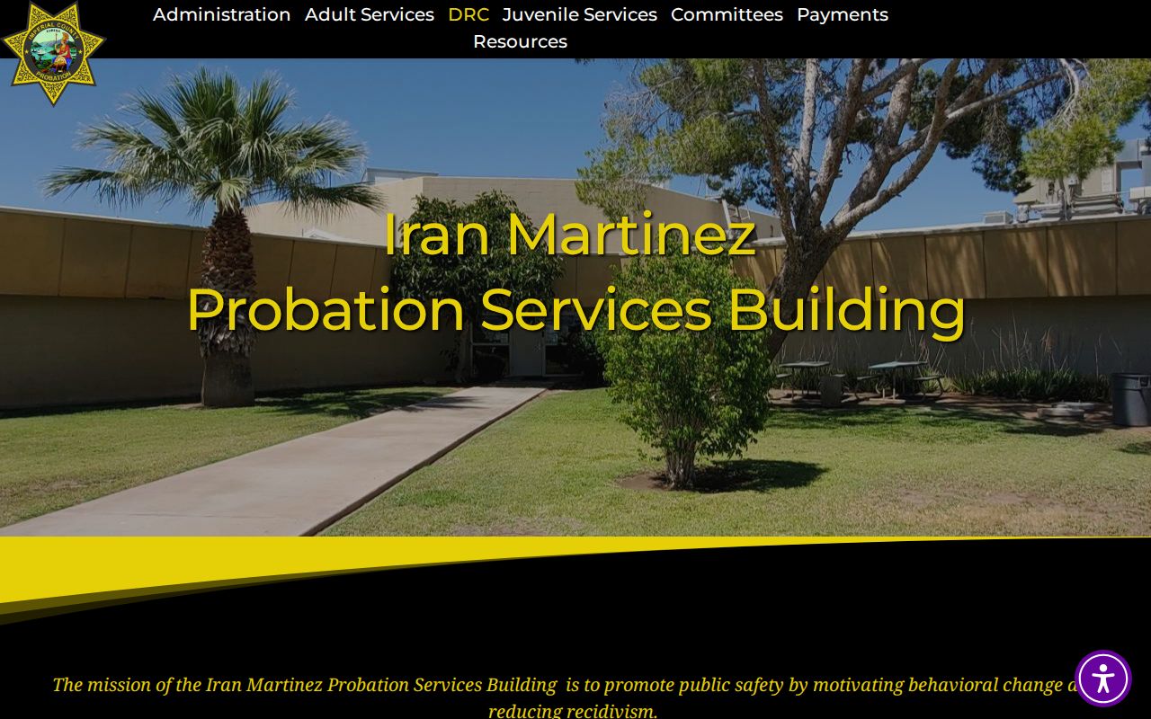 Imperial County Probation Day Reporting Center page
